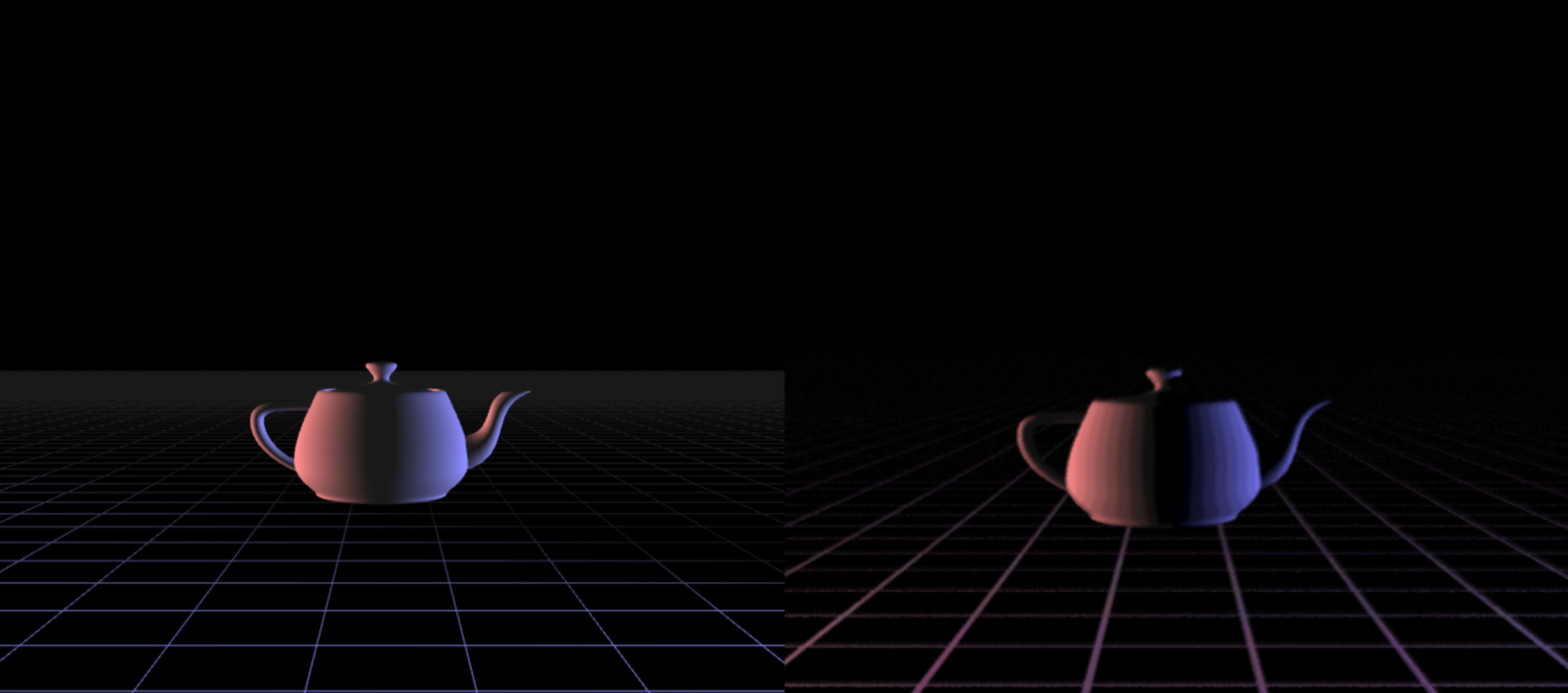 a simple render of a teapot